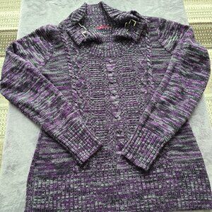 Lavender Knit sweater by San Fransisco womans large